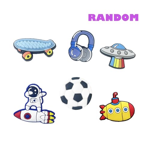 35,50,100 Pcs Random PVC Shoe Charms,Garden Shoes Cute Shoe Charms Decoration with Different Designs Shape for Girls,Boys and Adult Party Gift3