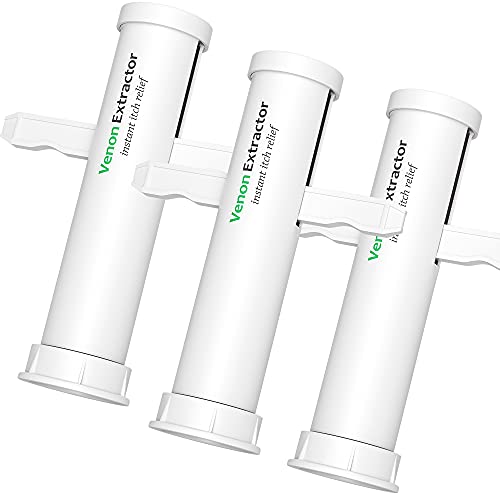 Yilador Bite Itch Relief Suction Tool (3 Pack), Premium Bite Relief for Mos-Quito/Be-ES/was-p, Venom Extractor Instant Itch Relief to Reduce Itch and Swell, Kids Friendly