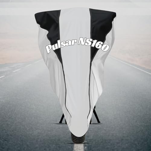 Image of Motorcycle Bike Body Cover for Outdoor Use - Heavy Fabric Water Resistant Two Wheeler Cover with UV, Dust & Rain Protection Compatible for Pulsar NS160