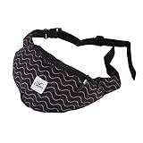 einfache Gürteltasche mit Wellenmuster