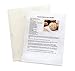 Meadowsweet Kitchens Full Size Clear Plastic Sheets Protector Pages for Recipe Organizer - 20 Clear Sheet Protectors for 3 Ring Binder, Plastic Sleeves for Paper Recipes, 8.5 x 11 Page, 3 Hole Punched