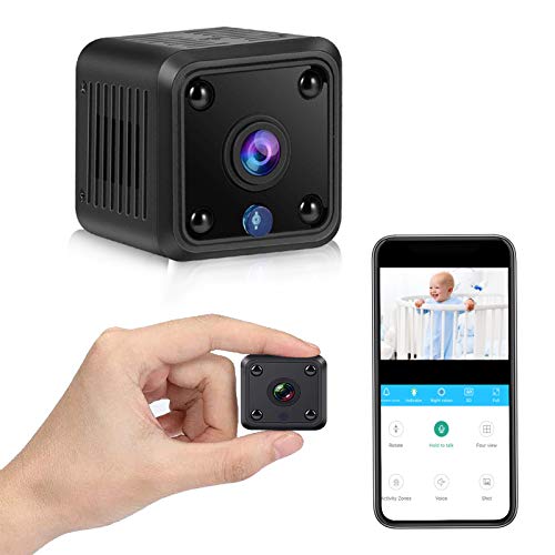 Mini telecamera di sicurezza Home Secret Nanny Cam allarme di rilevamento del movimento audio e video streaming live piccola CCTV intelligente baby monitor per casa wireless