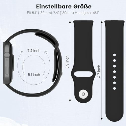 Dl3 Mobilak Silicone Strap Compatible with Huawei Watch Fit 3/Watch Fit 4 Pro/Fit 4 Sports Strap for Men Women Breathable Soft Replacement Strap Adjustable Waterproof Sports Straps (Black)