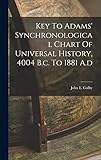 Key To Adams' Synchronological Chart Of Universal History, 4004 B.c. To 1881 A.d