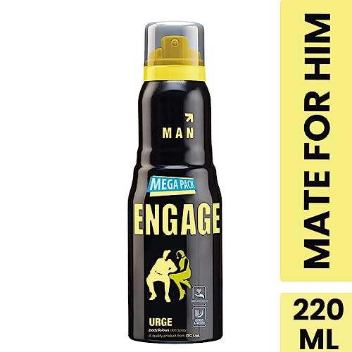 Engage Urge Deodorant for Men, 220ml - Image 5