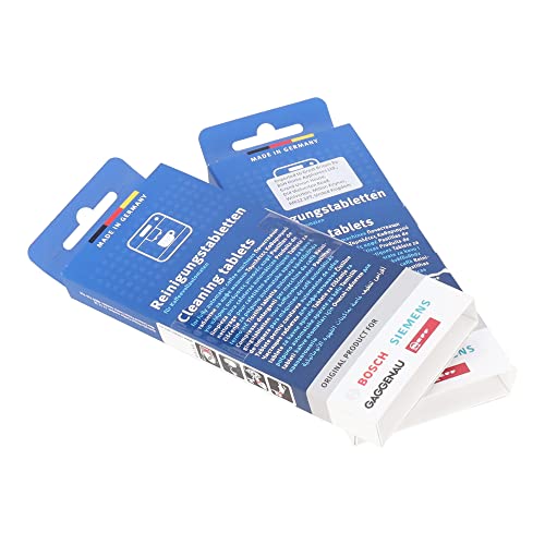 sparefixd Pastillas de limpieza, paquete de 20 para cafetera Neff