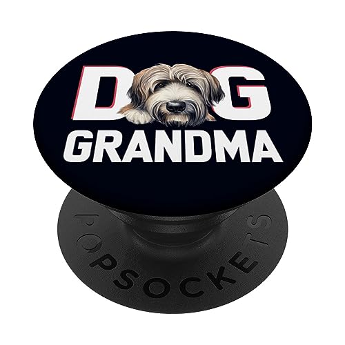Perro pastor catalán abuela divertido My Dogs Are My Cardio PopSockets PopGrip Intercambiable