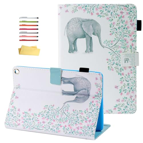 UUcovers 8�C���` Kindle Fire HD 8 2020 and Fire HD 8 2020 Plus �^�u���b�g�P�[�X (��10���� 202020�N����) �X�^���h�y��PU���U�[ �O�܂�J�o�[ �n�[�h�t�H���I�V�F�� �����X���[�v/�X���[