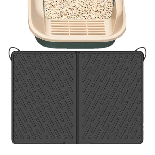 Mats De Caja De - Mat De Caja De Para Gatos | Estera De Gato | 24 X17 Pulgadas Padres Impermeables Resistentes A Los Arañazos | Almohadilla De Captura No Deslizante A Prueba De Ori