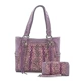 Montana West Leather Concealed Carry Tote Bag Sugar Skull Handbag Shoulder Bag For Women ABZ-G017WPP