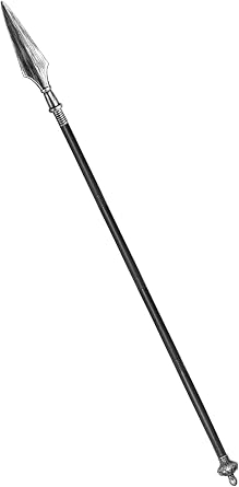 Spartan Spear 58In Medieval Roman Plastic Spear Prop Costume Accessory Weapon,Cosplay Vikings Role Play Decoration for Halloween Party