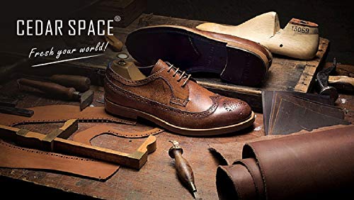 Cedar Space Cedar Shoe Trees For Men, 100% Red Aromatic Cedar Wood Grows In North American Gift For Men #TOP5