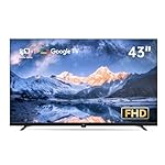 FPD 43-inch Smart TV Google TV 1080p Full HD with Google Play and Chromecast Built-in, HDR 10, Dolby Audio, Voice Remote, Stream Live TV(Palette-Series, CG43-P3, 2024 Model)
