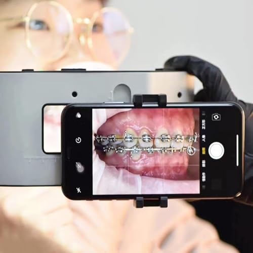 Luz de fotografía dental móvil con 20 LED regulables de 6000K a 6500K 3