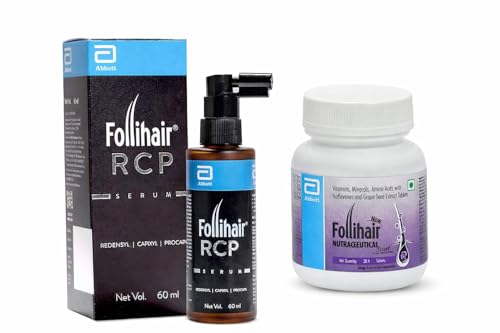 Image of Follihair RCP Hair Serum + Follihair New 30 Tablets Combo