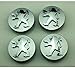 Produktbild Auto modifizierte Radabdeckung Benutzt für 135 4pcs60mm Car Styling-Zubehör-Emblem-Abzeichen-Aufkleber-Rad-Naben-Kappen-Mitte-Abdeckungs PEUGEOT 207 307 301 206 308 408 508 3008 Radabdeckung Beipack