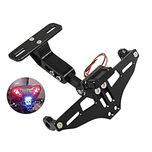 Worldmotop Motorcycle License Plate Bracket Fender Eliminator Kit Universal Replacement For Yamaha Kawasaki Honda Ducati Suzuki Bmw Adjustable Light Tail Tidy Holder Mount 8 41eoymjbeol. sl500 . ss300