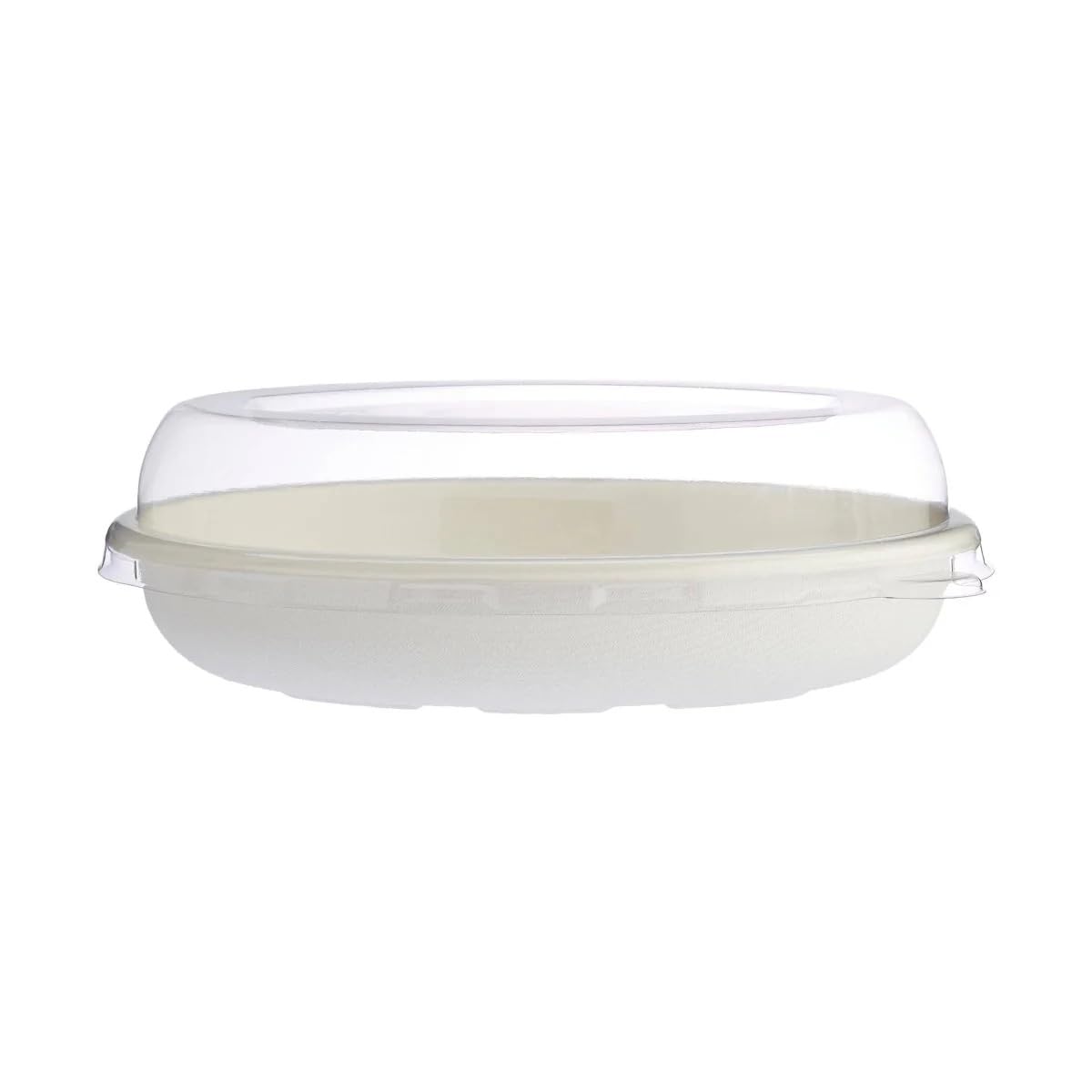 26 OZ Biodegradable Take-Out Container with Dome Lid, White