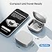PARBTG Compatible Charging Case for Ou-ra Ring Gen 3 & 4 Official Charger, Portable Charging Box with 1000mAh Capacity, Fits All Ring Sizes, 30-Day Runtime (Official Charger Not Included) Gray