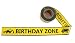 TorxGear Kids Birthday Zone Party Tape! - 300 Foot Roll, 3" Wide, Yellow and Black - Caution, Birthday Tape - Construction Grade Quality