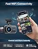 Micmetago Dashcam 4K avec Batterie Intégrée, Dashcam Auto sans Fil avec Parküberwachung 24h, Caméra Voiture Avant & Arrière, Grand Angle, Vision Nocturne, Boucle d’Enregistrement