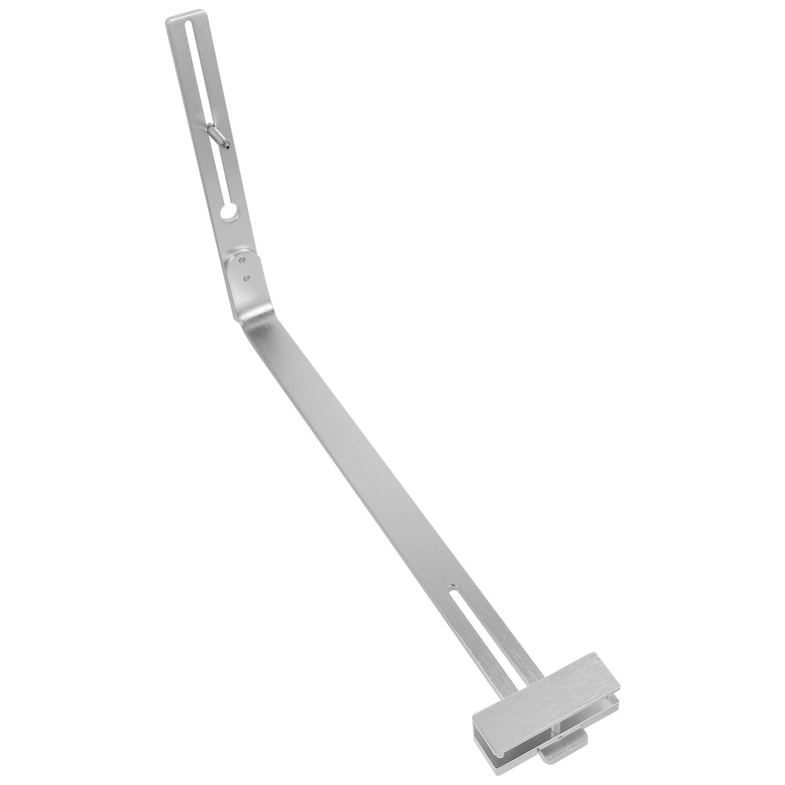 Didiseaon Supporto Lampada Acquario in Lega di Alluminio Argento Braccio Singolo, Resistente e Anti-deformazione, per Luce Acquario e Piante in Fish Tank