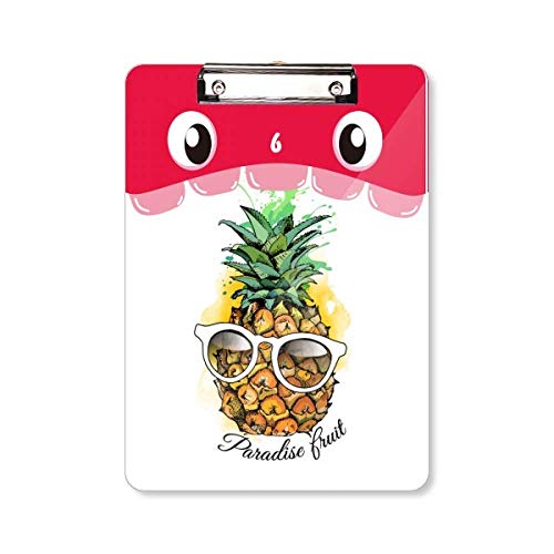 Porte-bloc de qualité supérieure A4 imprimé fruits tropicaux