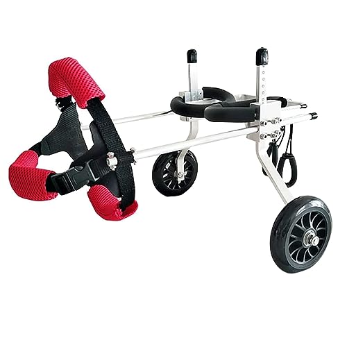 Silla de ruedas para perros con parálisis trasera: carrito ligero portátil