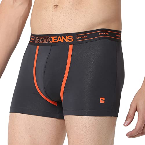 Image of Underjeans Men's Cotton Regular Fit Solid Trunk