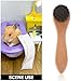 TOYANDONA 2Pcs Soft Bristle Pet Bath Brush for Small Animals Gentle Grooming Tool with Wood Handle for Guinea Pigs Rabbits and Hamsters for Bathing and Cleaning
