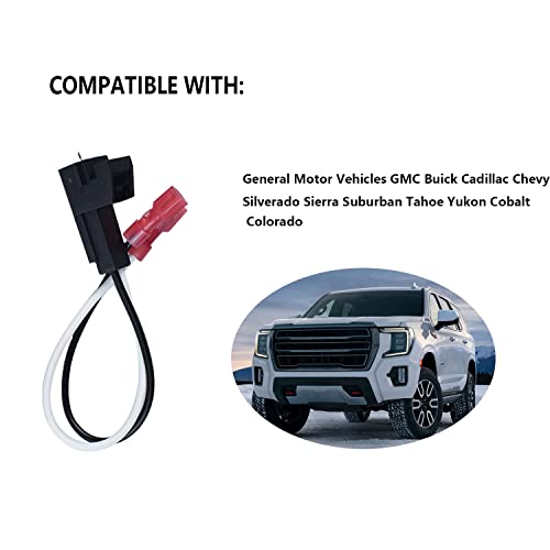 72-4568 Speaker Adapter Wiring Harness Replacement For General Motor Vehicles Gmc Buick Cadillac Chevy Silverado Sierra Suburban Yukon Cobalt Colorado Front Rear Door Speaker Connector (4Pcs) #TOP1