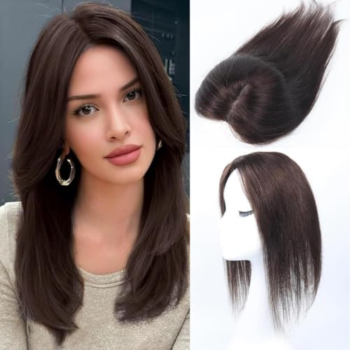 Odir Hair Toppers for Thinning Hair Women Human Hair Dark