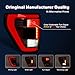 STRAUTOS LED Tail Lights Compatible With Ford F150 2021 2022 2023 With Blind Spot (Module Not Included) Rear Brake Lamp Signal Assembly Replace OEM: NL3Z13405E (Black Housing Left Driver Side)