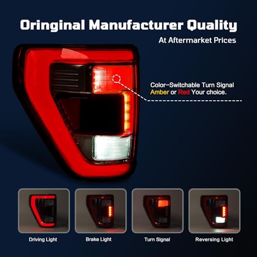 LED Tail Lights For 2021 2022 2023 Ford F150 Raptor (Left Driver) by STRAUTOS - Used condition - Image 4