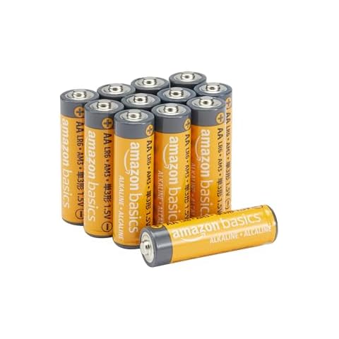 Amazon Basics 1.5V AA Alkaline Batteries, 12-Pack Cover