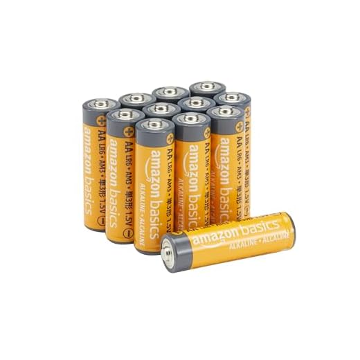 AmazonBasics Lot de 12 piles alcalines Type AA 1,5 V 2875 mAh (design variable)