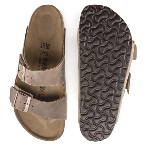 Birkenstock Arizona - Oiled Leather (Unisex) Tobacco Oiled Leather 38 (US Men's 5-5.5, US Women's 7-7.5) Narrow4