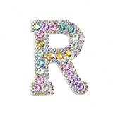 UZAMIRLEX Ecussons Cristal Brodé Coudre, Applique 3D Faite à la Main avec Perles, Mignon...