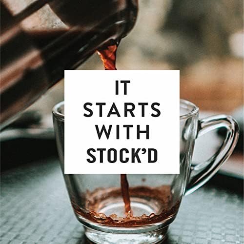STOCK'D Medium Roast Ground Coffee 250g, 100% Arabica Single Origin Full City Roast, Vietnamese Ground Coffee Beans, Full Bodied Barista Coffee - Strength 3/5