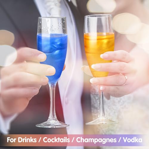 image for CRPTHE 6 Colors Luster Dust Edible Set, Edible Glitter for Cocktails, 