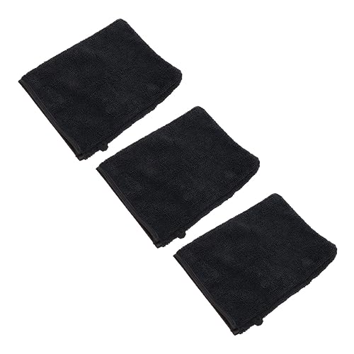 LIFKOME 3pcs Exfoliating Makeup Remover Gloves Face Washing Mitts for Sensitive Skin Oily Skin Face Wash Shower Gloves