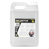 beamz 160.579 5L Snow Machine Fluid, High-Performance Snow Fluid for Long-Lasting Snowfall Effect, Indoor/Outdoor Use, Ideal Liquid Solution for Parties, Events & Winter Displays