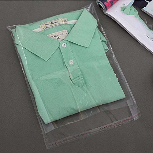 Yardwe Saco Celofane 100Pcs de Polipropileno de Polipropileno Transparente Com Selagem Automática Sa