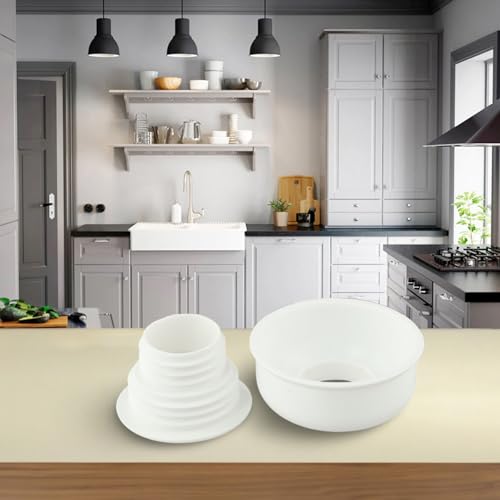 Válvula antiodor de silicona blanca para desagüe de piso, sellado automático por gravedad, para baño, cocina y inodoro miniatura 5