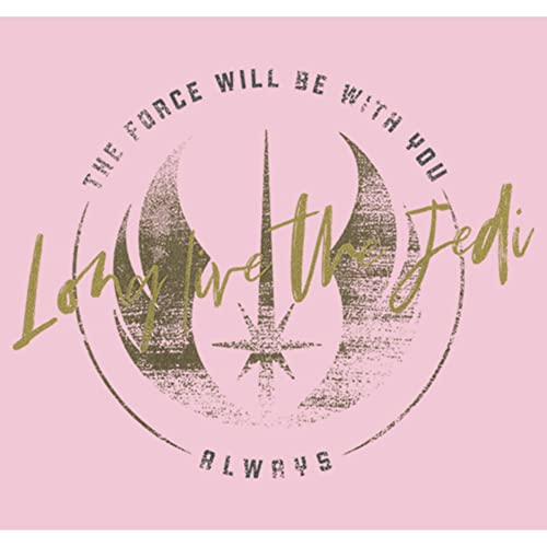 STAR WARS Long Live Jedi Crest Girls Short Sleeve Tee Shirt2