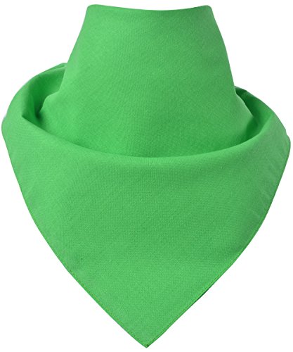 Miobo Bandana en 100 % coton Taille unique - Vert - M