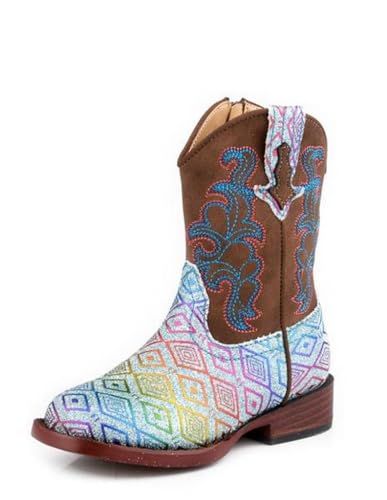 ROPER Women's Glitter Maya (Toddler) Western Boot
