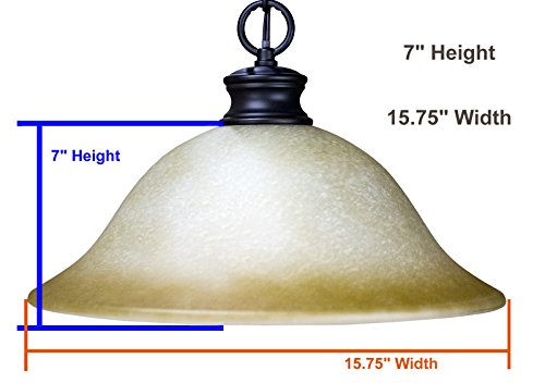 Plug In Pendant Glass Shade Swag Lamp 16" Brushed Nickel #TOP6