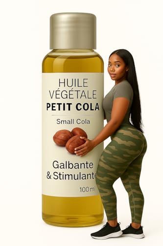 Huile de Petit Cola 100 ml - Aphrodisiaque Naturelle, Agrandissement Pénis, Volume Fessier, Poitrine & Hanches - I LOVE MY POPOTIN - Efficace