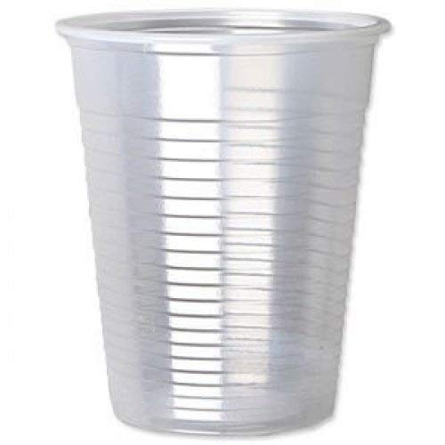 500 x Clear 7 Ounce Strong Drinking Tumbler Disposable Cups for Water Coolers Wedding Parties Events Birthdays and All Occasions - wecansourceitltd
